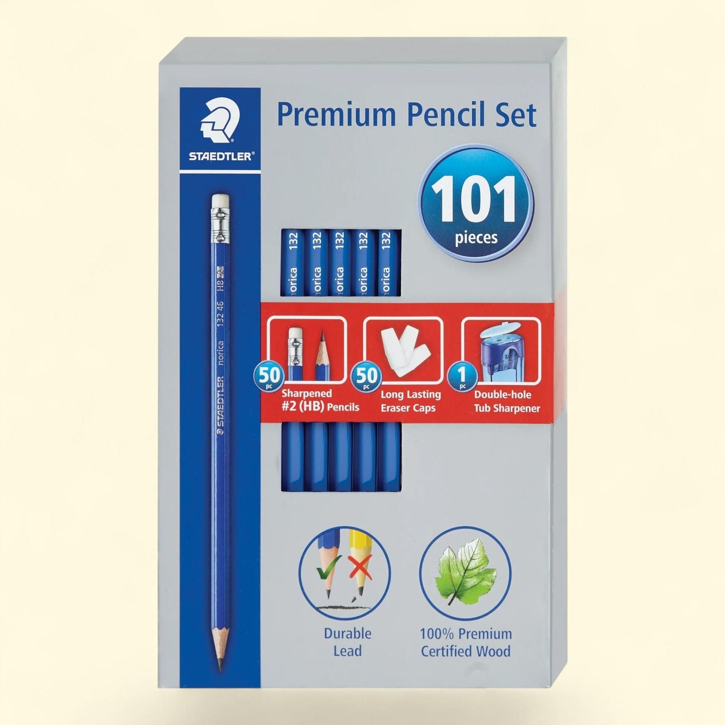 Staedtler Blue Wood Cased Pencils, 50ct