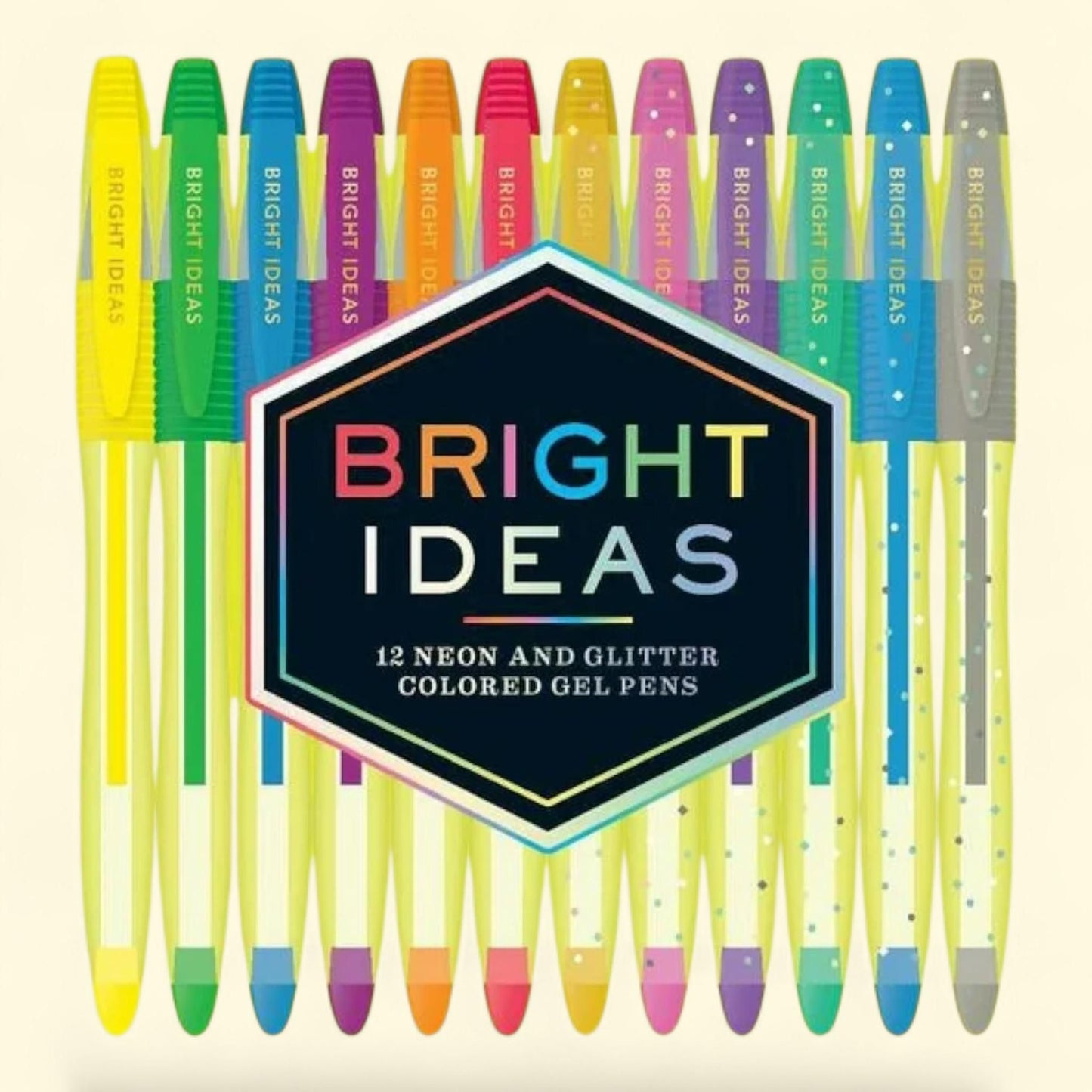 Bright Ideas Neon and Glitter Gel Pens, 12 pens