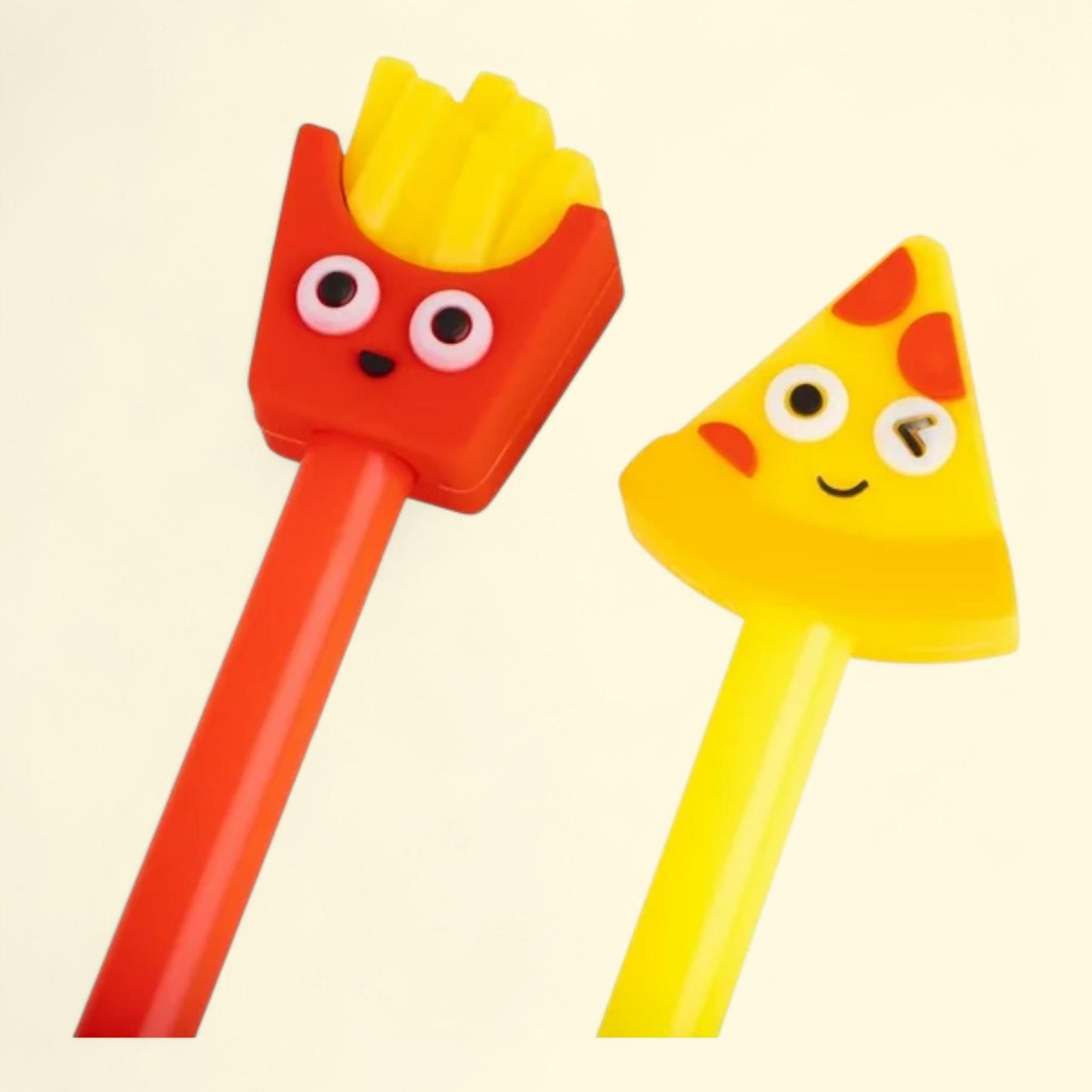 Simply Sweet French Fry and Pizza Novelty Pens, 8 Pack