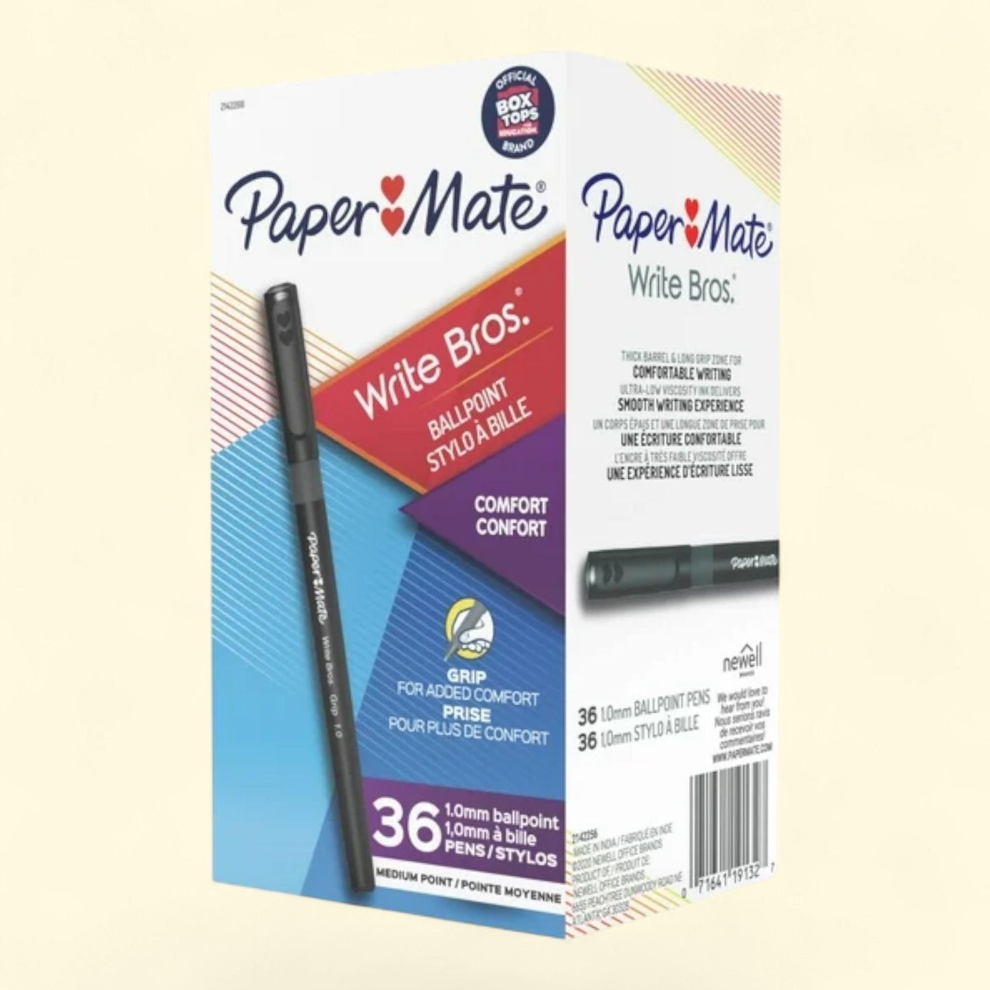 Paper Mate Write Bros. Grip Ballpoint Pens, Black Ink, Medium Point... — authentic US product shipped worldwide by Treatspree