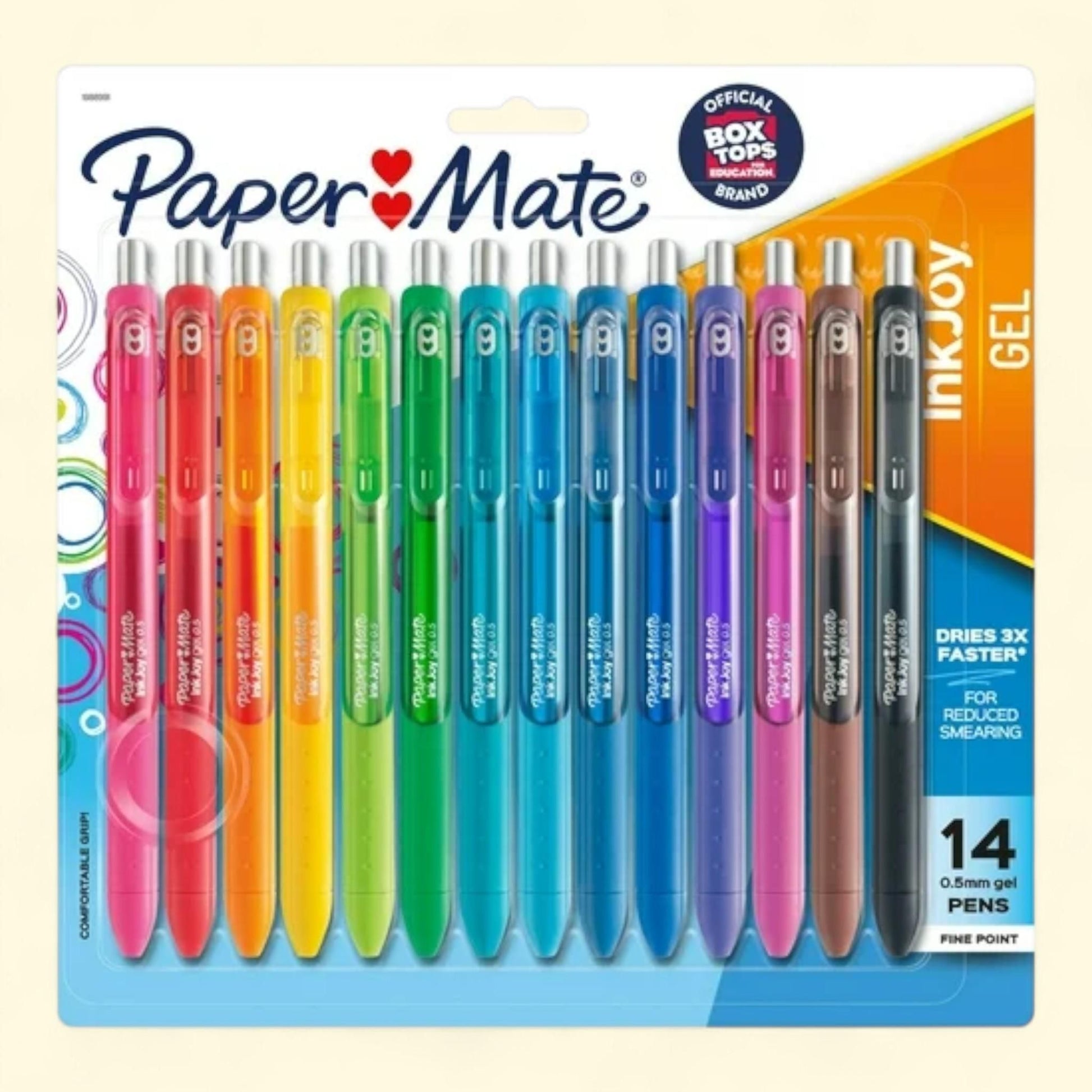 Paper Mate InkJoy Gel Pens, Fine Point, 0.5mm, 14 Count — authentic US product shipped worldwide by Treatspree