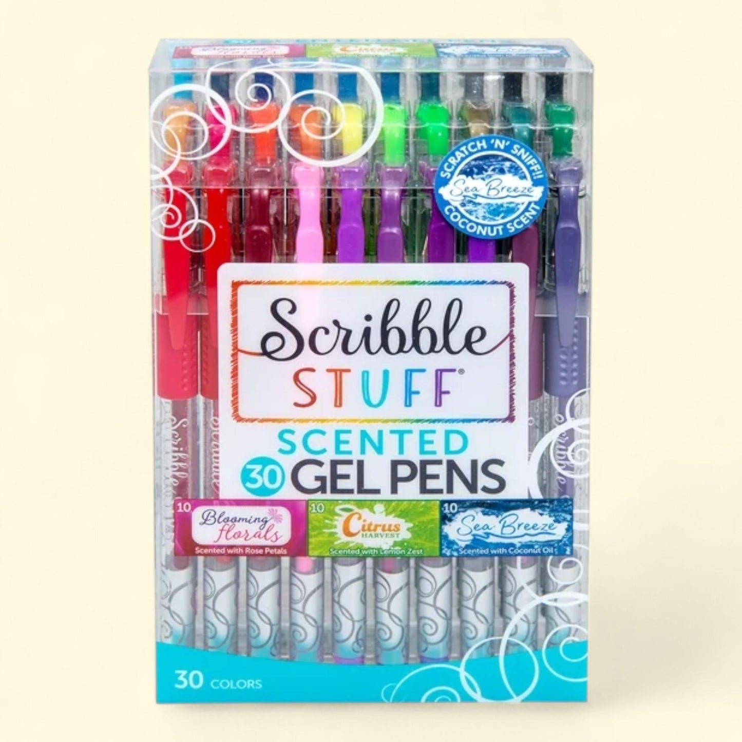 Scribble Stuff Gel Pens, 30 Count