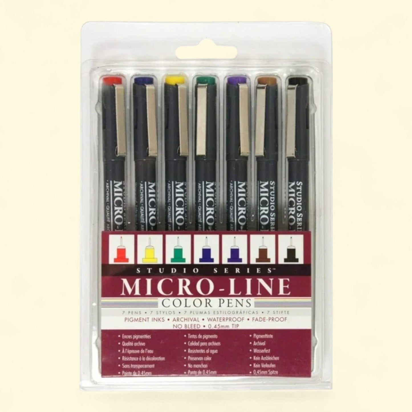 Studio Series Micro-Line Pen Set, Set of 7