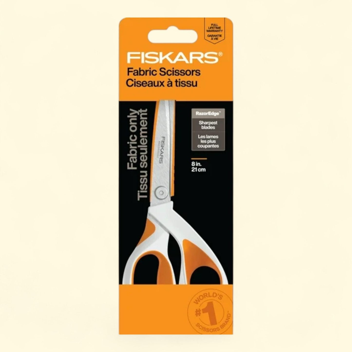 Fiskars Fabric Scissors, 8"