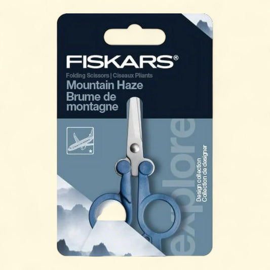 Fiskars Folding Scissors, Stainless Steel, 4"