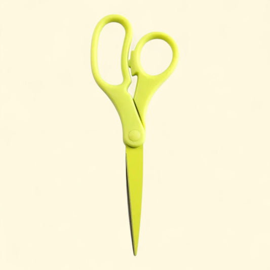 JAM Paper Precision Scissors, Lime Green, 8 inch