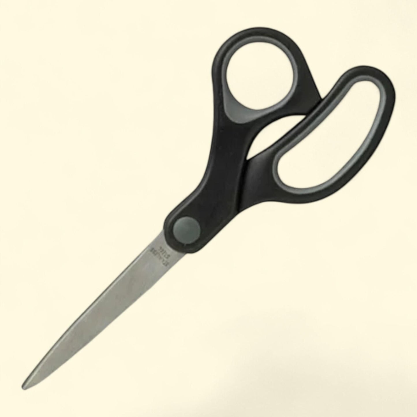 Sparco, Straight Rubber Handle Scissors, 1 Each, Black, Gray