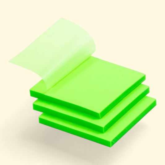 JAM Paper Sticky Note Pad, Green, 3 x 3, 300 Sheets/Pack