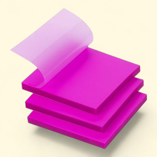 JAM Paper Sticky Note Pad, Purple, 3 x 3, 300 Sheets/Pack