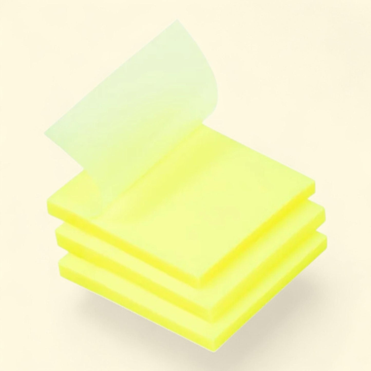 JAM Paper Sticky Note Pad, Yellow, 3 x 3, 300 Sheets/Pack