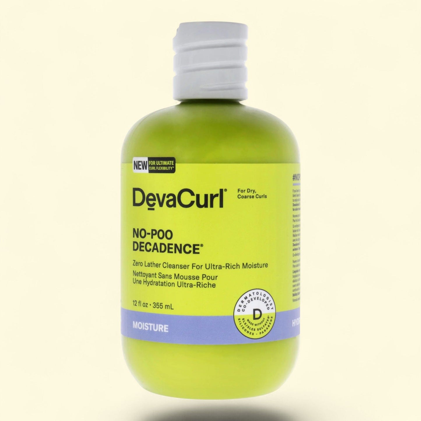 DevaCurl No-Poo Decadence Shampoo, 12 oz