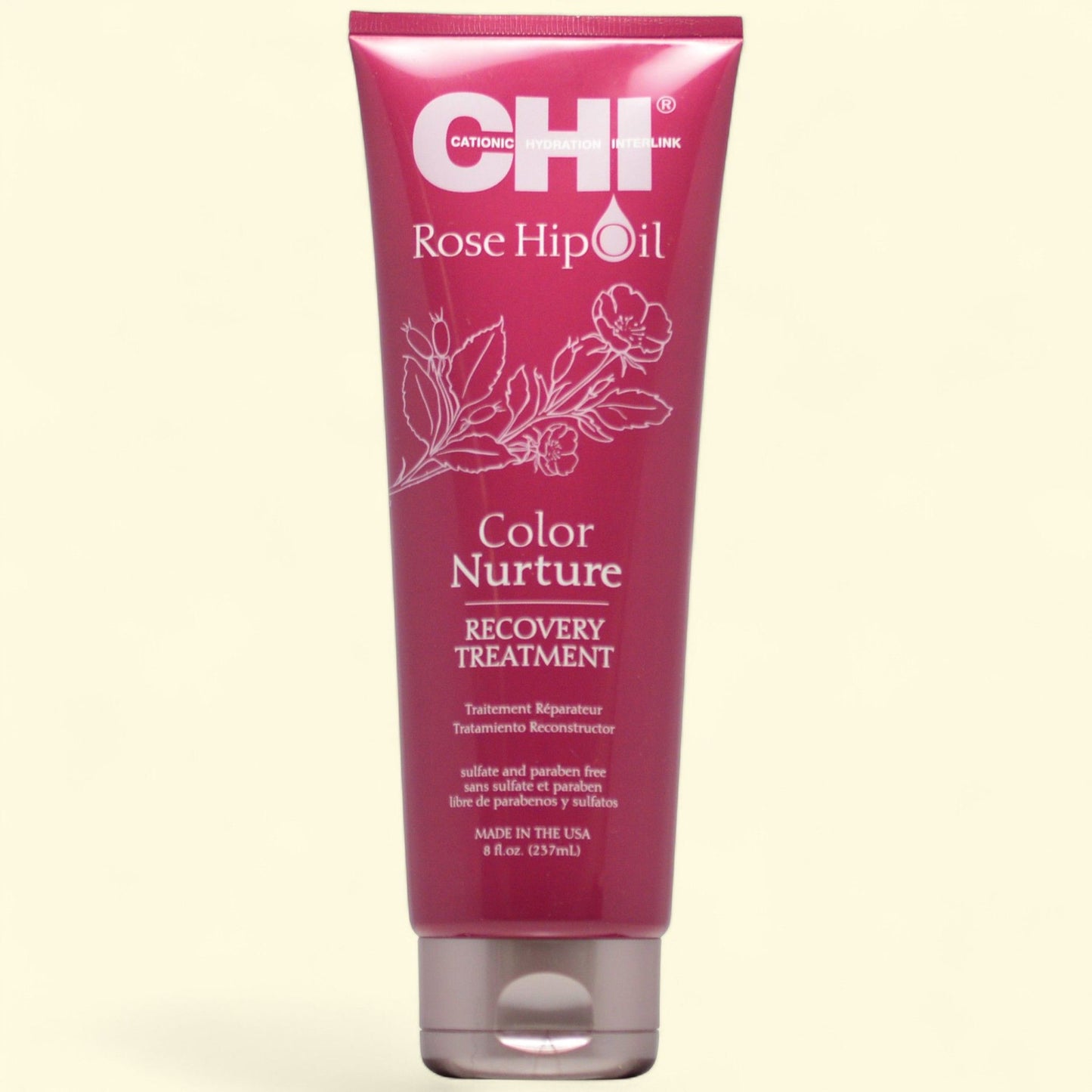 CHI Rose Hip Oil Color Nurture Recovery Treatment, 8 fl oz