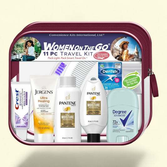 Convenience Kits International, Women's Deluxe 11 PC Travel Kit, Pantene, 11 PC