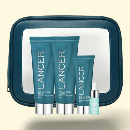 Lancer The Method Intro Kit, Sensitive-Dehydrated Skin, 4 Piece Set