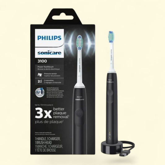 Philips Sonicare 3100 Power Toothbrush, Black HX3681/04