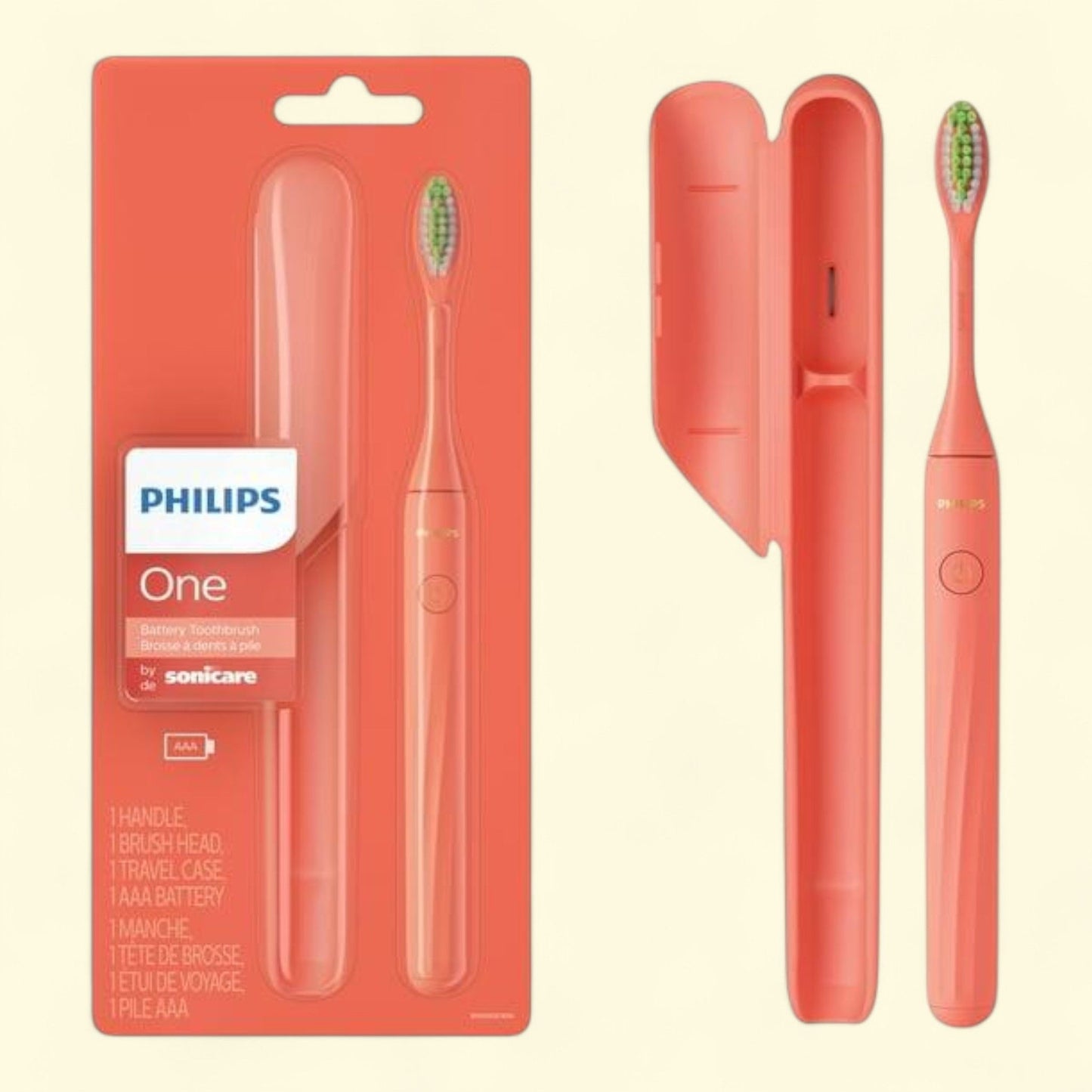 Philips Sonicare Battery Toothbrush, Miami Coral, HY1100/01