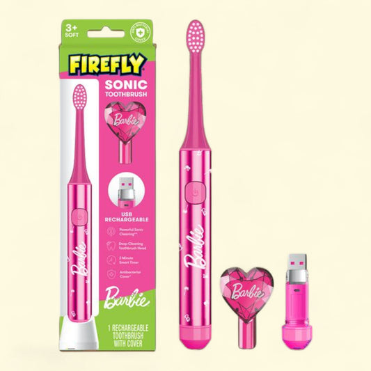 Firefly Slim Sonic Barbie Toothbrush, 1 Count