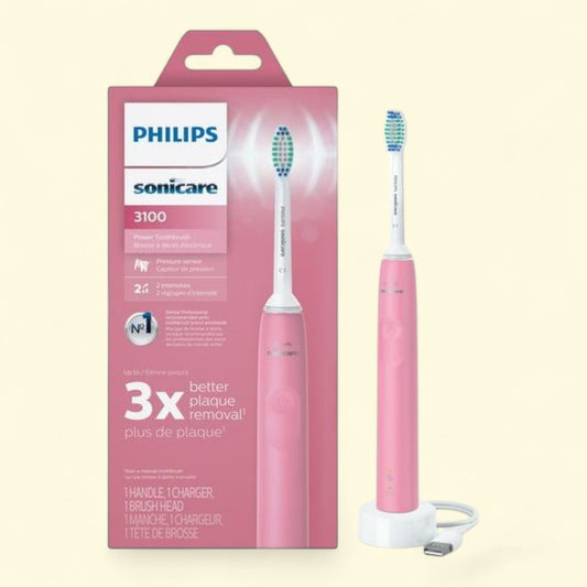 Philips Sonicare 3100 Power Toothbrush, Deep Pink HX3681/06