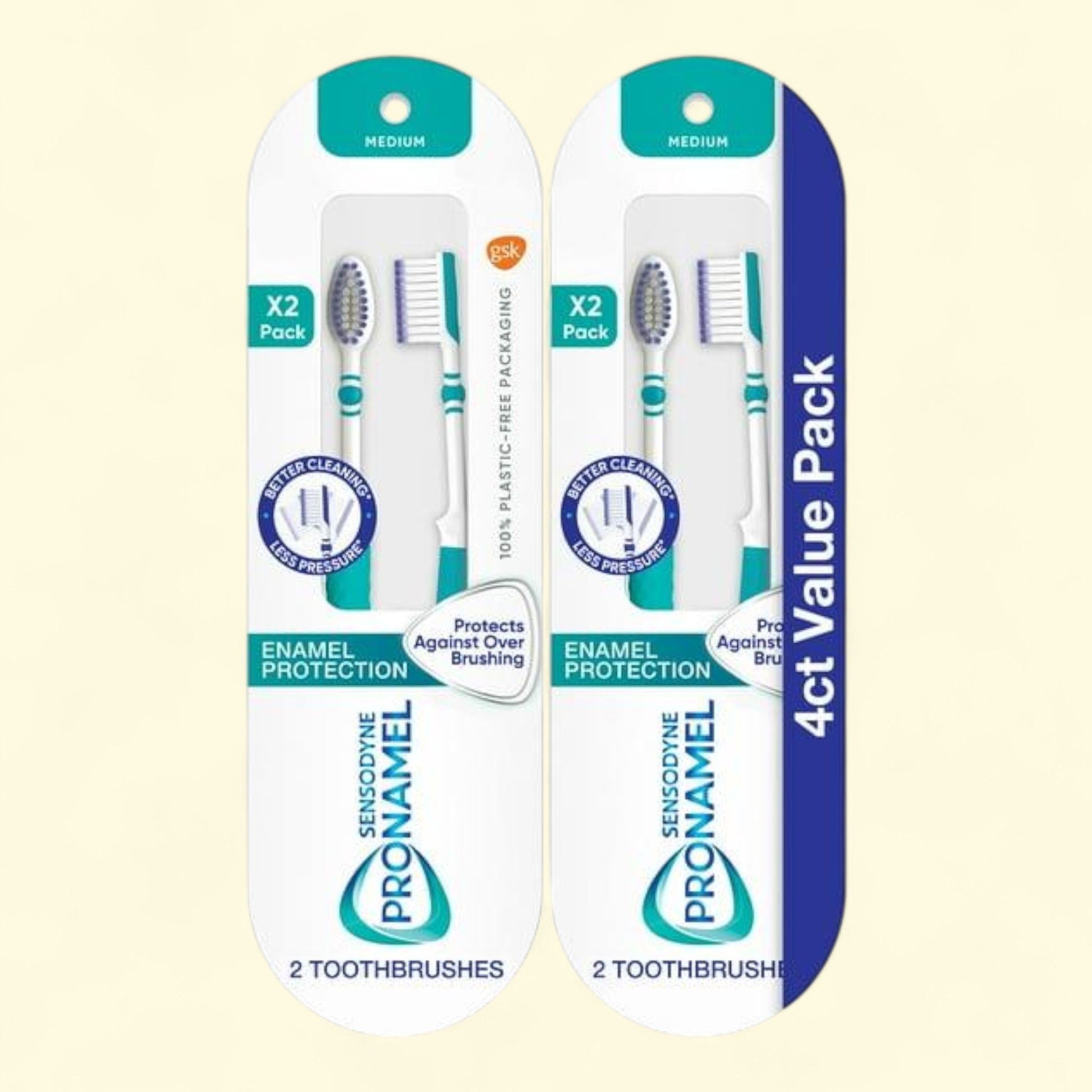 Sensodyne Pronamel Toothbrush, 4 Count — authentic US product shipped worldwide by Treatspree