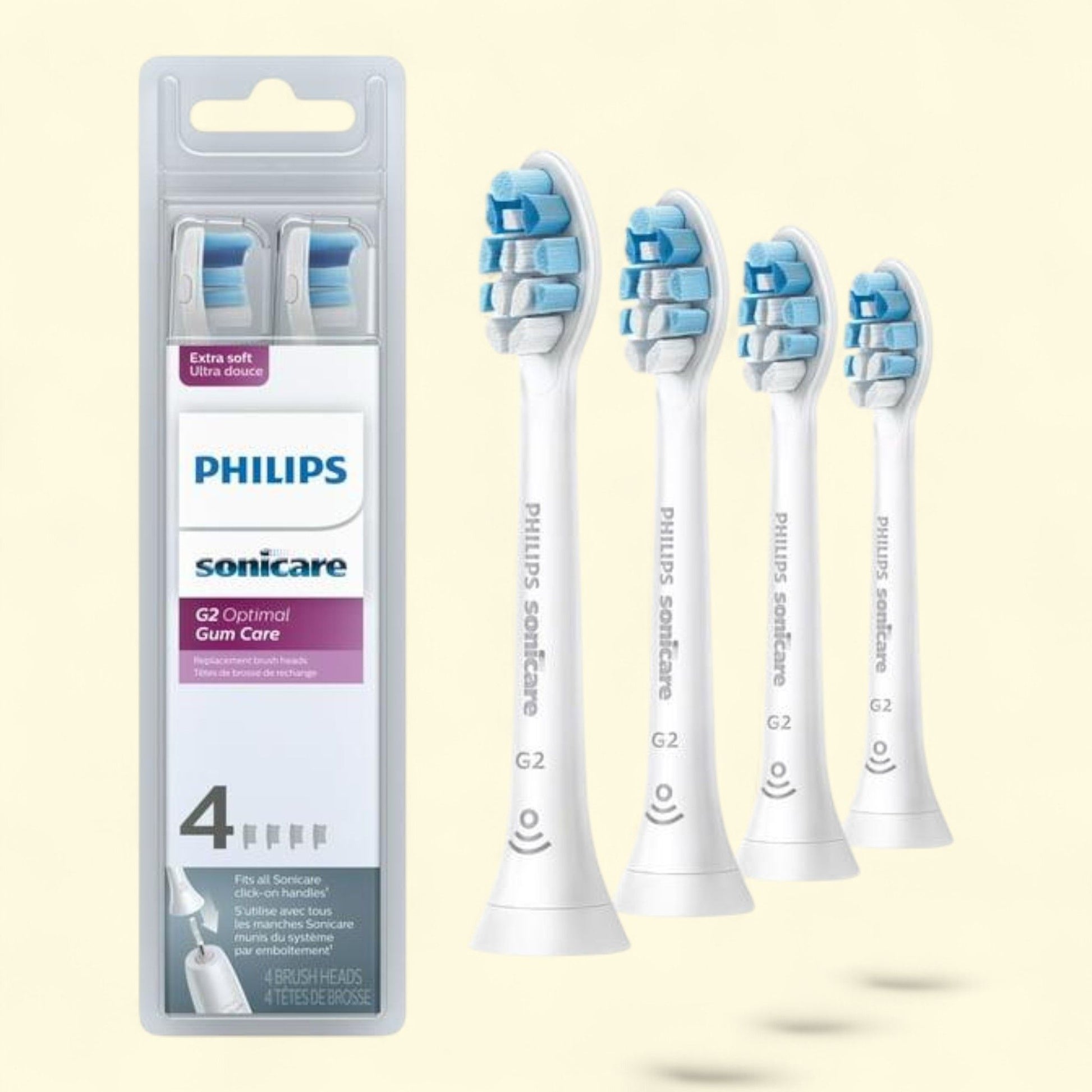 Philips Sonicare Optimal Gum Care Toothbrush Heads, HX9034/65, Whit... — authentic US product shipped worldwide by Treatspree