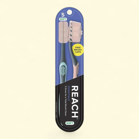 Reach Essentials Manual Toothbrush, Soft, 2 Count