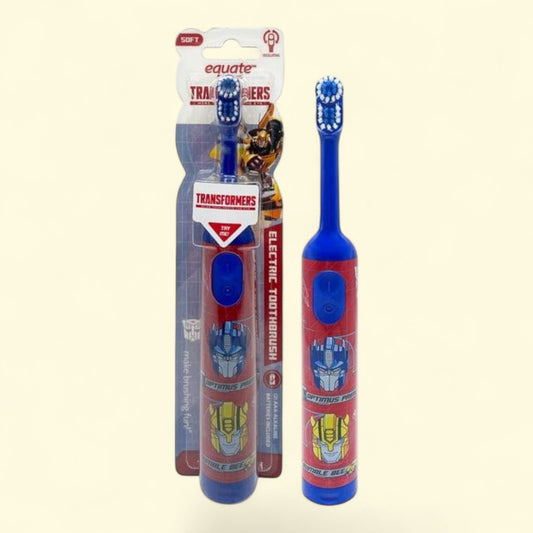 Equate Electric Toothbrush, Transformers Oscillating, Soft Bristles (1 Brush, 2 AAA Batteries)