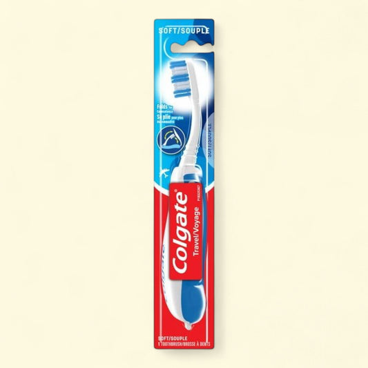 Colgate Adult Manual Toothbrush, Soft, Travel Size