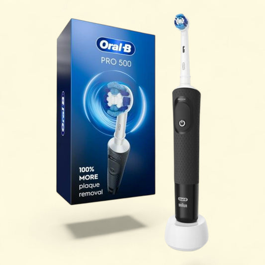 Oral-B Pro 500 Electric Toothbrush, Black, 1 Count