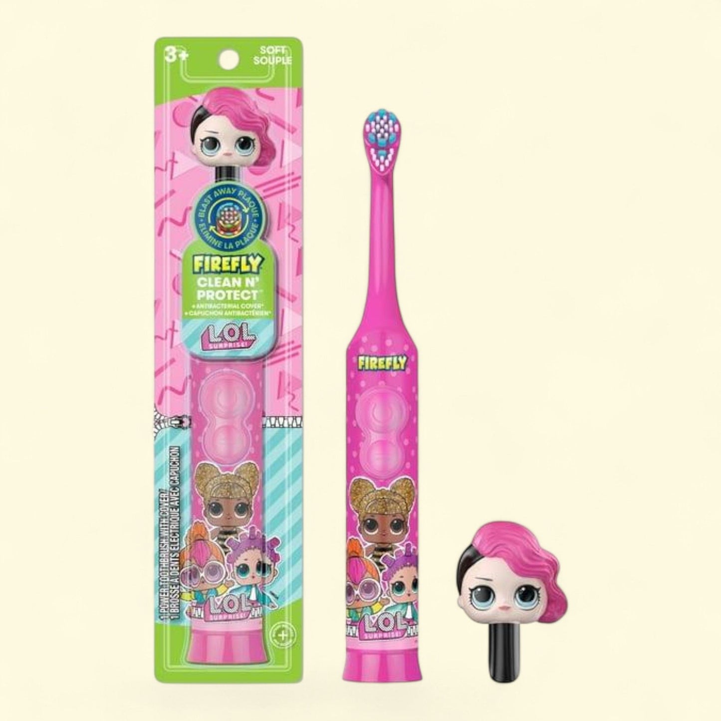 Firefly Power Toothbrush, L.O.L. SURPRISE!, Soft Bristles, Ages 3+, 3D Cover