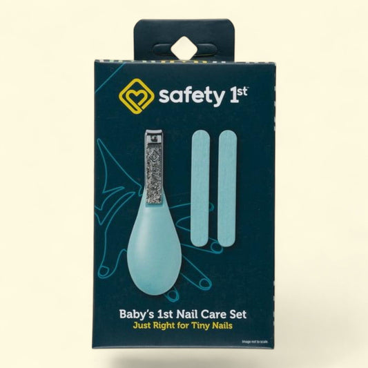 Safety 1st Baby's 1st Nail Care Clipper Emery Board Set, Sea Stone Aqua, Infant