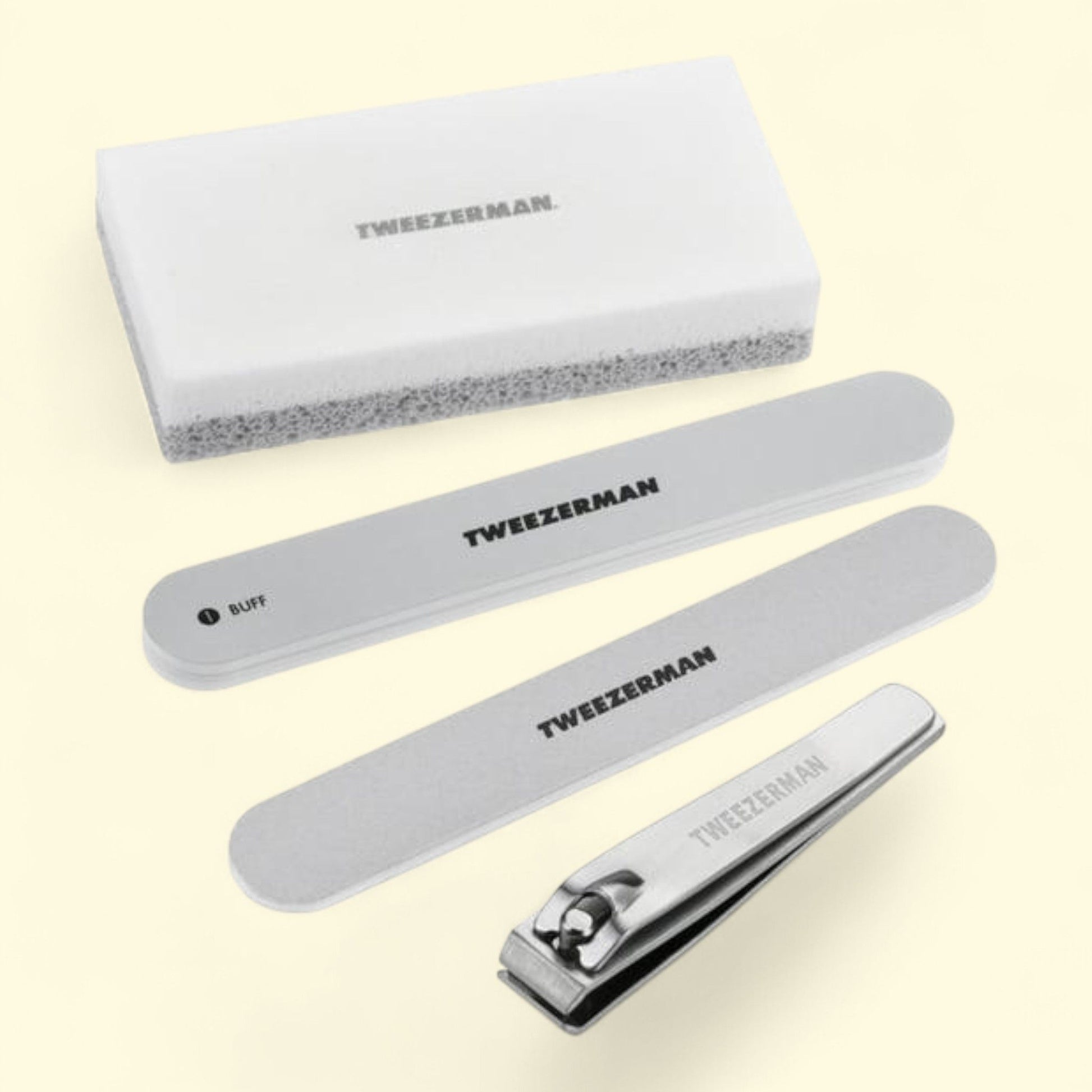Tweezerman Pedicure Kit, Essential - Nail Clipper, Pedicure Stone, ... — authentic US product shipped worldwide by Treatspree