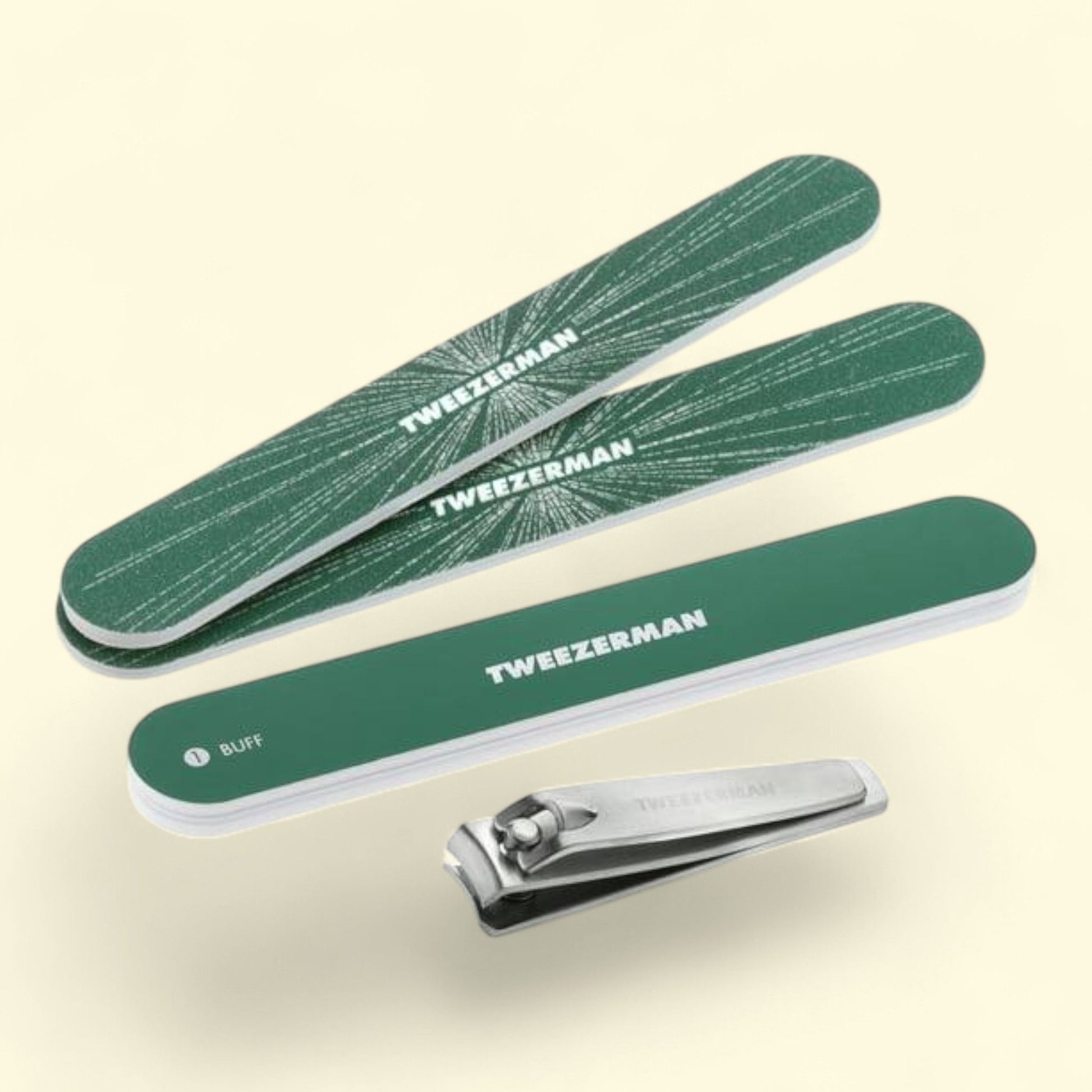 Tweezerman Manicure Kit, Emerald Shimmer, Includes Nail Clipper, Fi... — authentic US product shipped worldwide by Treatspree