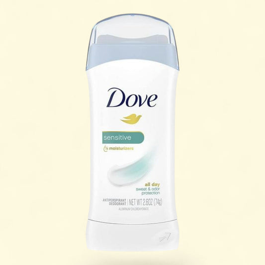 Dove Sensitive Antiperspirant Deodorant Stick, 2.6 oz