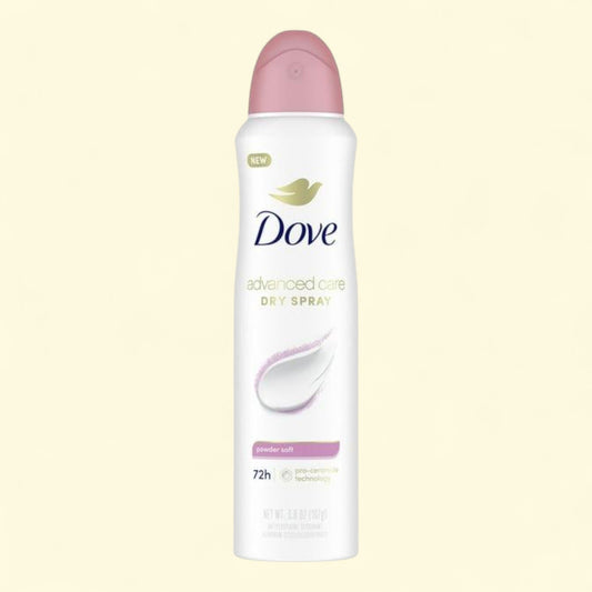 Dove Advanced Care Antiperspirant Deodorant Spray for Women, Powder Soft, 3.8 oz, 3 Count