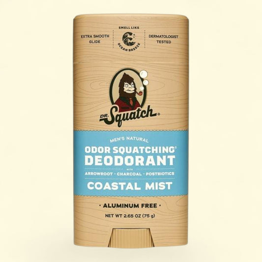 Dr. Squatch Coastal Mist Deodorant Stick, 2.65 oz