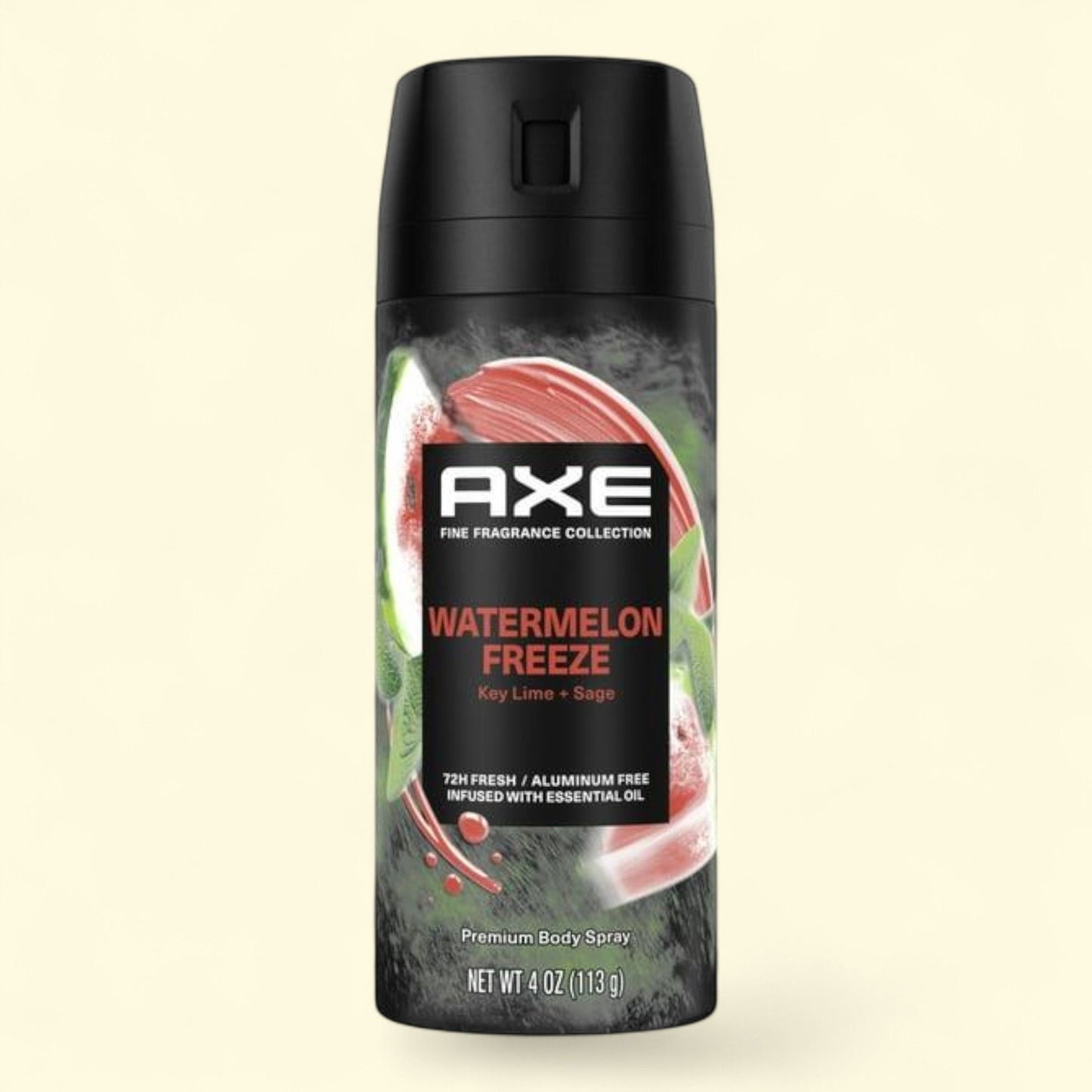 Axe Deodorant Body Spray, Watermelon Freeze, 4 oz