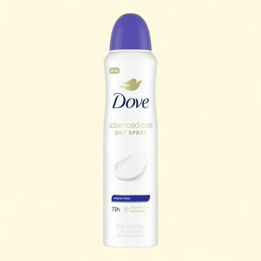 Dove Advanced Care Women's Antiperspirant Deodorant Dry Spray, Original Clean, 3.8 oz