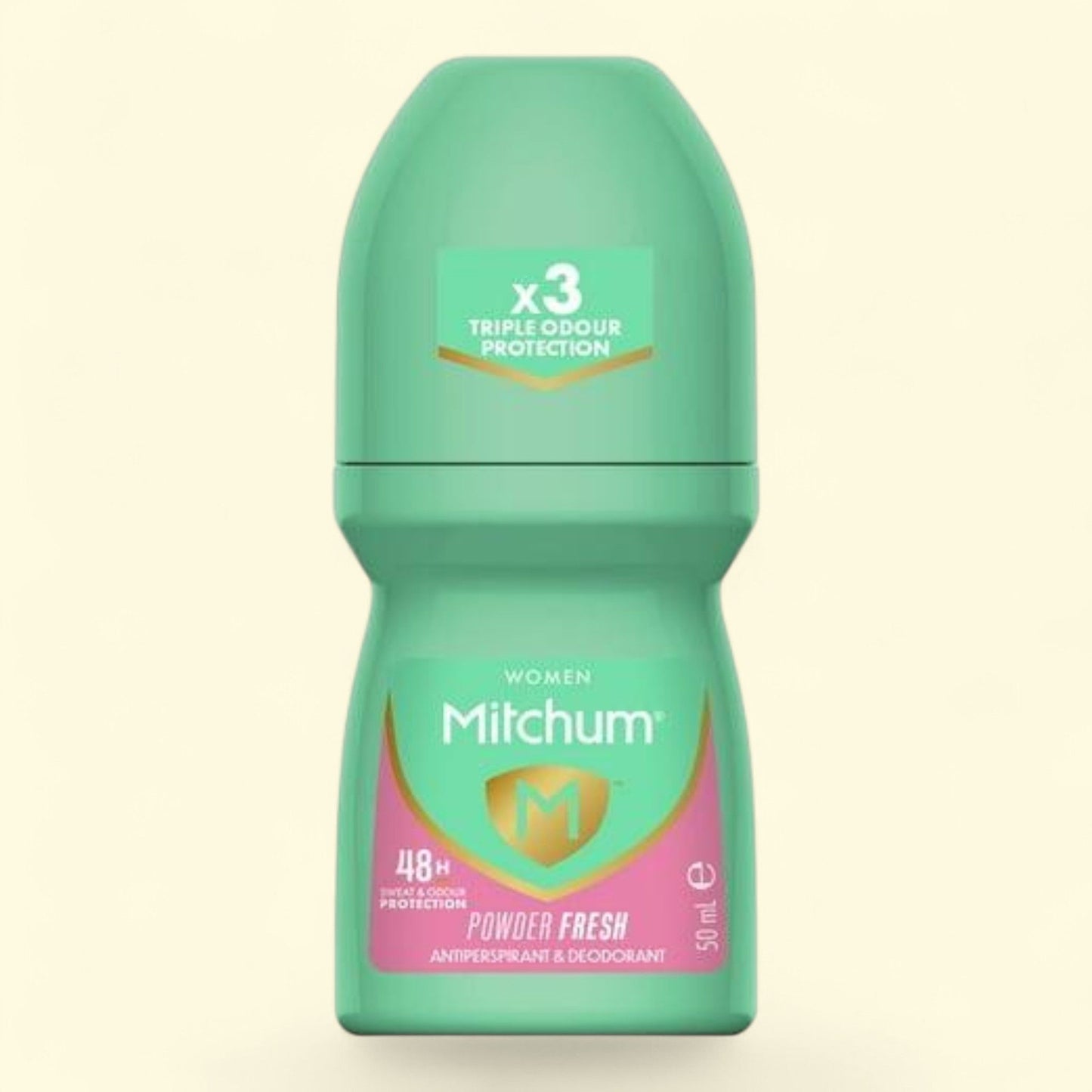 Mitchum Women's Antiperspirant & Deodorant Roll-On, Powder Fresh, 1.7 oz