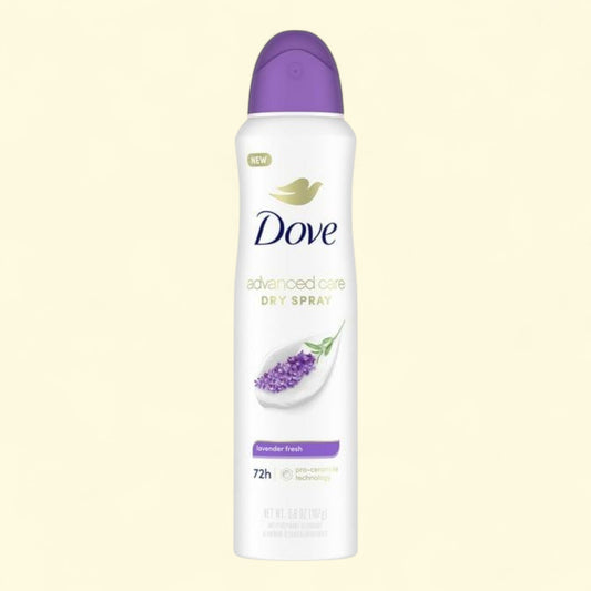 Dove Advanced Care Women's Antiperspirant Deodorant Dry Spray, Lavender Fresh, 3.8 oz
