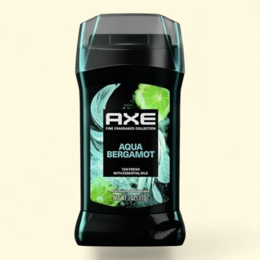 Axe Deodorant Stick, Aqua Bergamot with Sage + Juniper Essential Oils, 3 oz