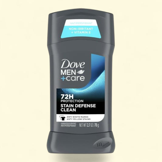 Dove Men+Care Deodorant Stick, Anti-white Marks Stain Defense Clean, 2.7 oz
