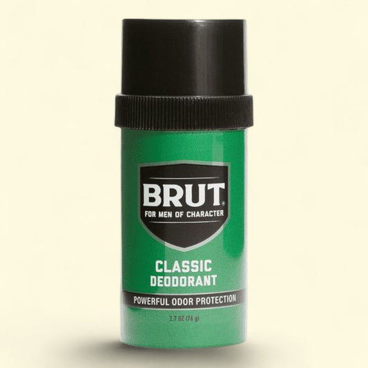 Brut Classic Round Stick Deodorant for Men, 2.7 oz