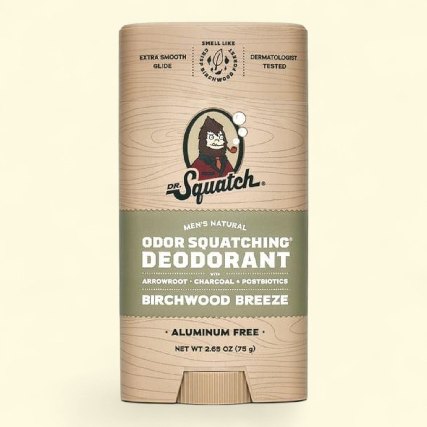 Dr. Squatch Birchwood Breeze Deodorant, 2.65 oz