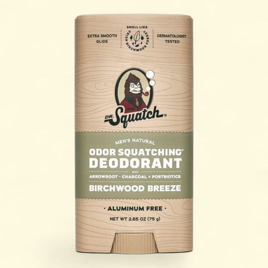 Dr. Squatch Birchwood Breeze Deodorant, 2.65 oz