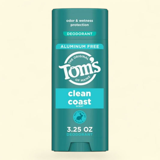 Tom's of Maine Clean Coast Natural Deodorant, 3.25 oz