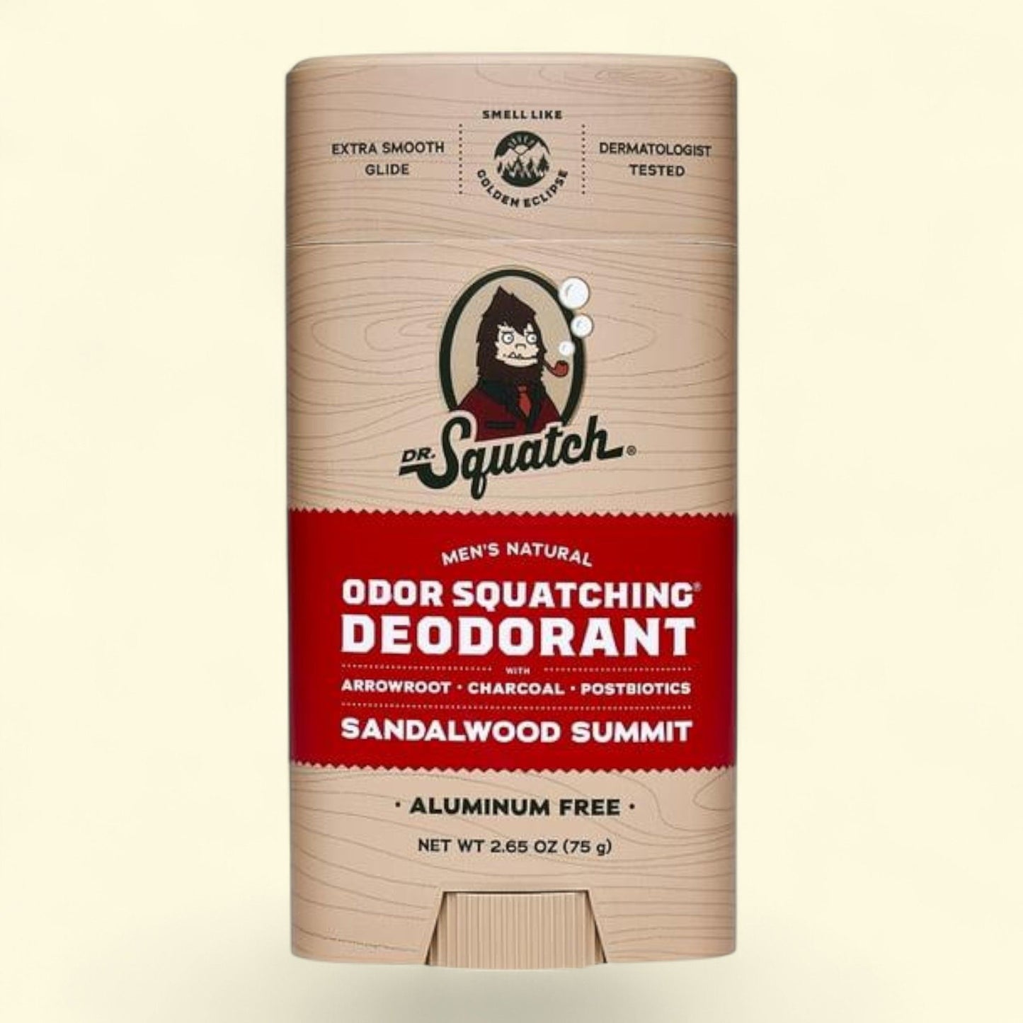 Dr. Squatch Natural Deodorant Stick, 2.65 oz