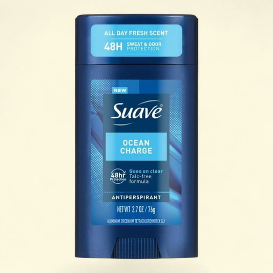 Suave Men's Antiperspirant Deodorant, Ocean Charge, 2.7 oz