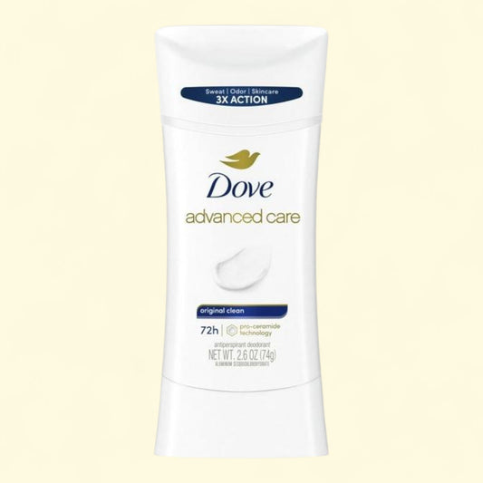Dove Antiperspirant Deodorant Stick for Women Original Clean, 2.6 oz