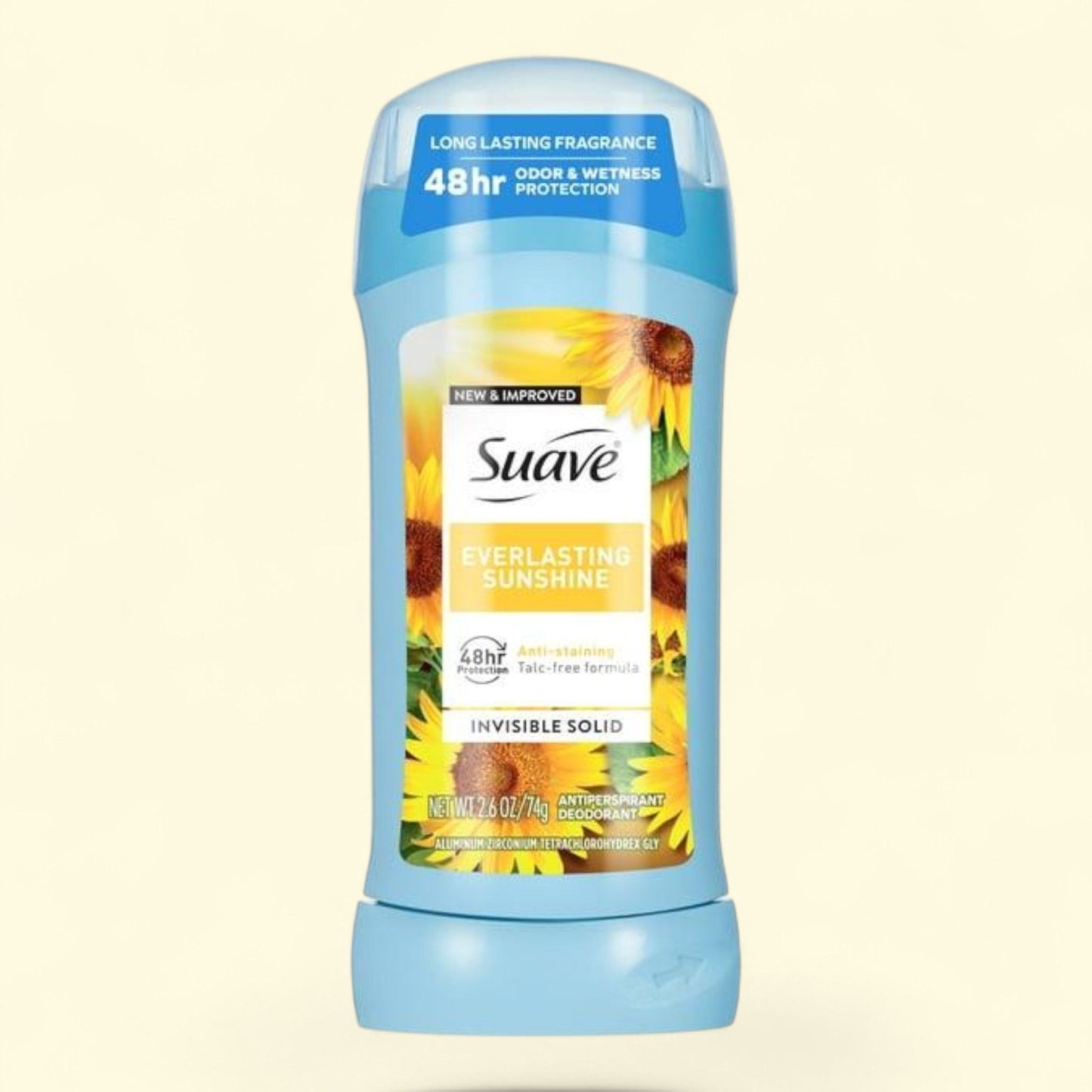 Suave Antiperspirant Deodorant, Everlasting Sunshine, 2.6 oz
