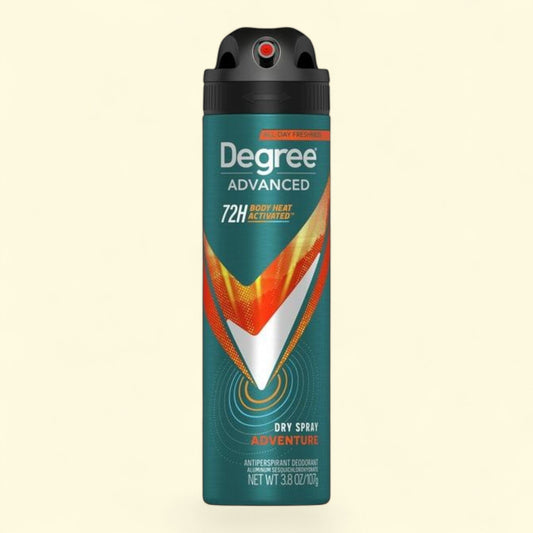 Degree Men Antiperspirant Deodorant Dry Spray, Adventure, 3.8 oz